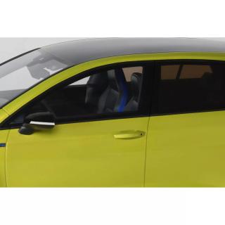VOLKSWAGEN VW GOLF VIII R 333 LIMITED EDITION LIME YELLOW METALLIC 2023 OttO mobile 1:18 Resinemodell (Türen, Motorhaube... nicht zu öffnen!)